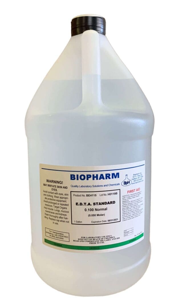 E.D.T.A. Solution, 0.050 Molar (0.100 Normal) - Image 2