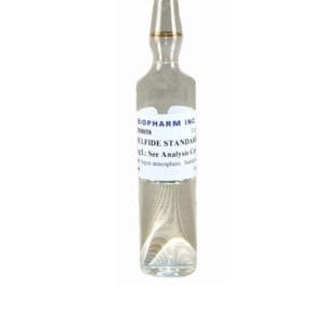 Sulfide Standard 1000 ppm (1000 mg/L) Sulfide; 12-mL ampoule