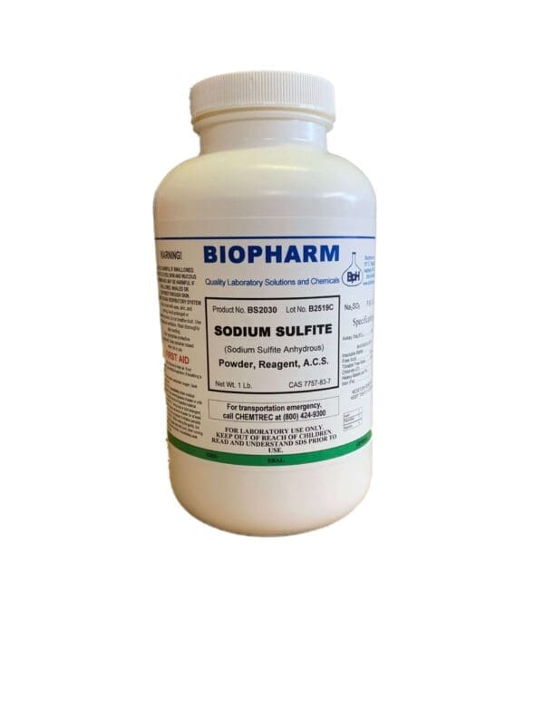 Sodium Sulfite, Anhydrous; Reagent, A.C.S.