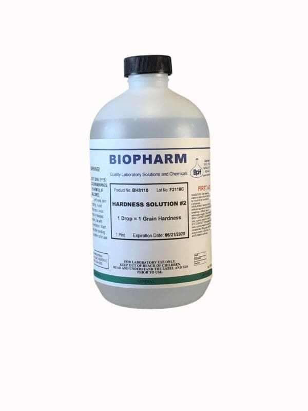 Hardness Solution #2 (1 drop = 1 grain hardness)
