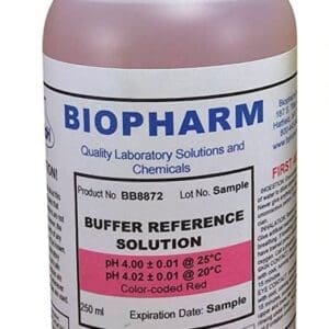 Buffer Reference Solution, pH 4.00 ±0.01 @ 25°C - 250 mL