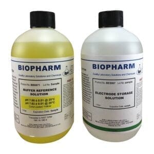 pH Buffer Calibration Kit: pH 7 Buffer and Electrode Storage Solution - 2×500 mL